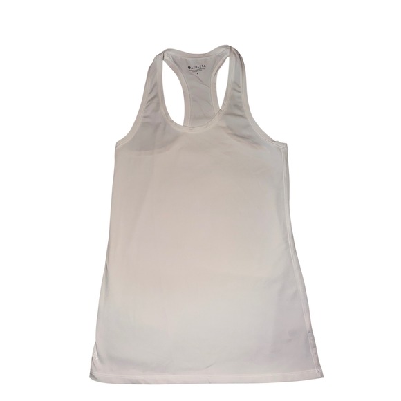 Athleta Tops - Athleta White Racerback Active Tank Top Women Small Yoga Running Gym Workout